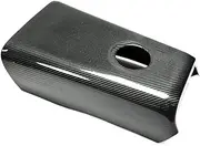 Compatible For Nissan GTR R35 2009-2016 Carbon Fiber Rear Seat Armrest Panel Cover Trim Arm Rest Box Shell