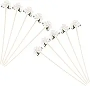 ULTECHNOVO 10Pcs Flower Sticks Fragrance Rods for Diffusers Chic Aromatherapy Floral Decor for Home for Interior Decoration