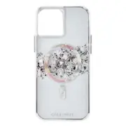 Case-Mate Karat Touch of Pearl Case For iPhone 14 Plus (6.7")-White / Black