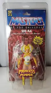 NIB Mattel Masters of the Universe Origins She-Ra Action Figure in Protector