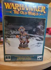 NEW Warhammer The Old World "Dwareen Mountain Holds , Dwarf King With Oathstone"