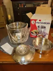Zebra Loop Handle Pot New In Box