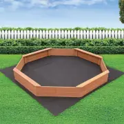 Kids Sand Pit Large Octagonal Wooden Sandpit Play Toy Outdoor