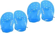Kisangel Sets Water Fitness Gloves Boys and Girls Swimming Paddles Diving Auxiliary Gloves Swim Training Mittens for Boy Girl Pcs