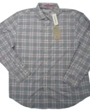 Tommy Bahama Shirt Mens Large Siesta Key Blue Vented Performance LS Logo $128