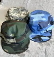 ROTHCO (Lot of 3) CAMO Fatigue Cap Tactical Uniform Hat Army Field Patrol NWTS