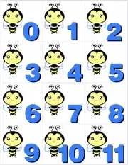 Honeybee - Numbers 0-31 Pocket Chart Cards or Calendar Learning Resource - Math