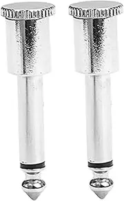 Kisangel 2Pcs Guitar Pedal Connectors Patch Adapters for Guitar Pedal Board Stylish Plug Adapters for Easy Replacement and Switching