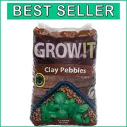 Versatile 40L Brown Clay Pebbles - Ideal for Gardening, Hydroponics & Décor