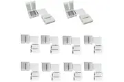 BOOC 10PCS 6/4 Pins Solderless Connector (6Pin L Shape)