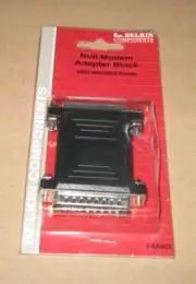 Belkin - Null Modem DB25 Male to Female Adapter 25 Pin F4A602