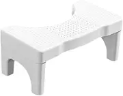 LALAFINA Bathroom Stool Potty Training Toilet Shower Stool Toilet Stool Squat Adult Small Footstool for Adults Pouffe Footstool Stools Foot Stool Bath Stool Pp White Child Poo