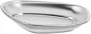 Ipetboom Nail Tray Storage Bins with Lids Nail Storage Organizer Manicure Accessories Small Containers with Lids Nail Brush Holder Nail Polish Tray Silver Stainless Steel
