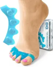 Comfort Toe Spacers and Bunion Corrector for Better Toe Health 2 Set, 4 Total.