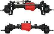 1/10 Front and Rear Axle Set for Tra&xxas TRX-4 Axle RC Car Upgrades Parts Metal RC Portal Axles 1/10 Fr&on&t and Rear axle with T-Lock Differential