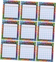 CANIGHT 50pcs Teaching Incentive Card Groovy Reward Stickers for Classroom Behavior Chart Punch Cards for Classroom Reward Chart Stickers Behavior Classroom Must Haves Star Incentive