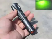 555T-20 555nm Focusable Waterproof Yellow Green Laser Torch/Laser Module