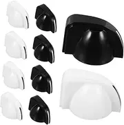 Toddmomy 10 Pack Mini Guitar Knobs Plastic Chicken Head Potentiometer Knobs Cap Volume White