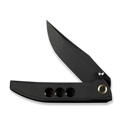 WE Knife Ezinta Frame Lock 22041-1 Black Titanium M390 Stainless Steel Knife