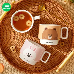 ⭐ LINE FRIENDS 陶瓷 冷水壺 水杯 BROWN 熊大 CHOCO 熊美 CONY 兔兔 SALLY 莎莉