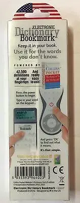 ELECTRONIC DICTIONARY BOOKMARK "that company called IF" 42,500 DEFINITIONS -GRAY