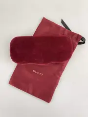 Gucci Sunglasses Case Only Clamshell Velvet Red Hard Case Small NEW
