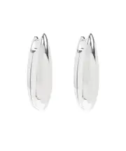 Large Ellipse Earrings One size silver