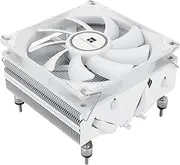 Thermalright AXP90-X53 White Low Profile ITX CPU Air Cooler, 53mm Height, TL-9015W Slim PWM Fan, AGHP 3.0 Technology, ITX CPU Cooler, for AM4/AM5/Intel 1150/1151/1155/1156/1200/1700/1851(White)