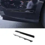 For BMW 7 Series 2019-2022 Bright Black Rear Bumper Splitter Lip Protector 2PCS