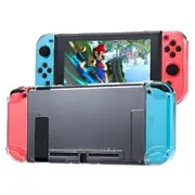 ZUSLAB Nintendo Switch Case, Protective Shock-Absorption TPU Clear Case