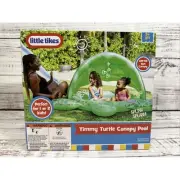 Little Tikes Timmy Turtle Sun Shade Inflatable Kiddie Pool New
