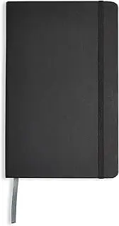 Amazon Basics Classic Notebook, 240 Pages, Hardcover - 12.7 x 20.96cm, Line Ruled Pages