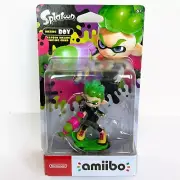 Splatoon Amiibo Figure Inkling Boy (Green) USA Version - NEW SEALED