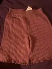Free People Jada Sweater Shorts Mauve Size XS Authentic. New