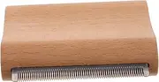 VERDANVERSE Horse Grooming Brush Deshedding Tool Handle for Removing Loose Hair and Mud Improves Circulation