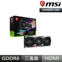 在飛比找momo購物網優惠-【MSI 微星】RTX 4060 Ti GAMING X T