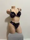 Victoria's Secret Shine Strap Push Up Bra Panty Set Moody Floral 34A, Small