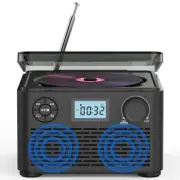 CD Player Vintage 4000mAh Bluetooth Music Disk Album Disc CD Player6778