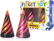 Impossible Pyramid Passthrough Fidget Toys,3D Printed Spiral Cone Fidget Toys for Adult,Mini Vortex Thread Illusion,Desktop decorations That Relieve Anxiety and Stress.