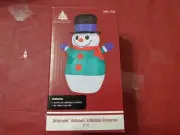 Enchanted Forest Inflatable Christmas Santa Indoor Tabletop 22" Tall USB/Battery