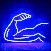 Hanging Art Neon Signs Neon Sign Muscular Man Led Acrylic Wall Pub Beach Shop Restaurant Gym Bedroom Room Hall Party Logo Decor -