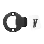 Ikonic Matte Black Round Striker Plate