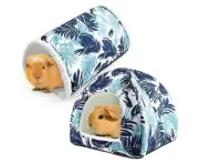 Bunny Bed Guinea Pig House and Tunnel Set Soft Guinea Pet Hideout Washable B29