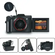Flip Screen Digital SLR Camera 3.0 Inch TFT LCD Screen 16X Zoom HD 16MP 1080P