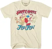 [Nickelodeon] Mens 90's Classic Shirt - Rugrats, Invader Zim, Ren & Stimpy, and Hey Arnold Vintage T-Shirt