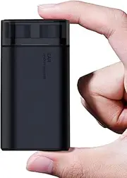 LOCIUN Hammer Window Glass Breaker: Enhanced Edition - Double Hammerhead, Compact 2-in-1 Automotive Emergency Tool (Black)