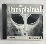 NEW " THE UNEXPLAINED " PC Vintage Software UFO Mystery Aliens Ghosts Info CD