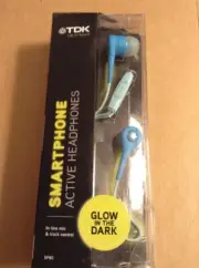 TDK Light Blue In Ear Headphones SP80 Brand new in box