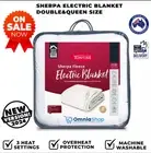 Tontine Soft & Cosy Sherpa Fleece Electric Blanket Double / Queen Fitted