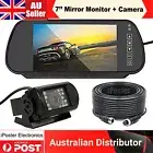 7" Rear View Monitor 4 PIN IR Reversing HD Camera 12v 24v Waterproof For Caravan
